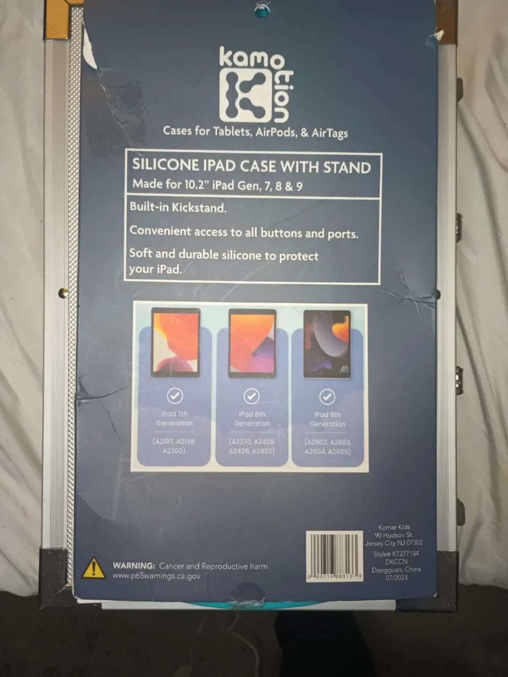 Kamotion Kids iPad Case with Stand 10.2